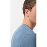 camel active - Gebreid Shirt - Steenblauw - 100% Katoen