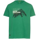 camel active - T-shirt - Dennengroen - Ronde Hals - 100% Katoen