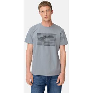 camel active - T-Shirt - Steenblauw - Snel Droogfunctie