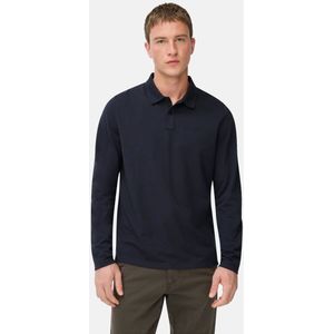 Casual Poloshirt - Blauw - Katoen/Polyester/Elastaan