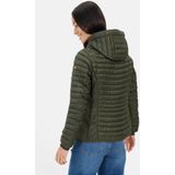camel active Lichtgewicht gewatteerde jas gemaakt van gerecycled polyamide - Maat womenswear-34 - Donker Groen