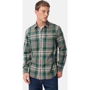 camel active Shirt met lange mouwen kentkraag en borstzakken - Maat menswear-L - Dennengroen