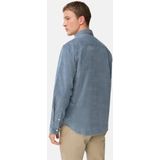 camel active - fleXXXactive® - Overhemd - Steenblauw - Lange Mouwen - Button-Downkraag