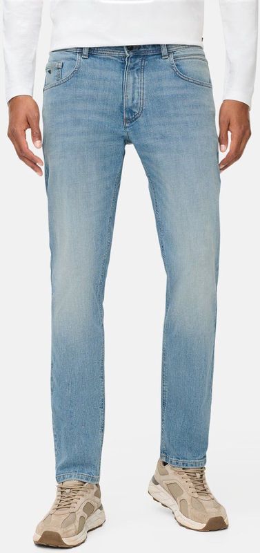 camel active - fleXXXactive® - Denim Broek - Lichtblauw - 5-Zak Regular Fit