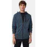 Camel Active - Casual Sweatjack - Blauw - Katoen/Polyester