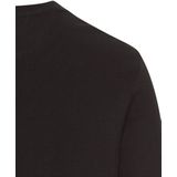 camel active - Henleyshirt - Zwart - Lange Mouwen - 100% Katoen