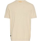 camel active - Gebreid Shirt - Haver - 100% Katoen
