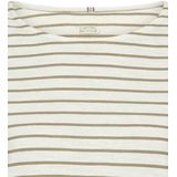 camel active - T-shirt - Licht kaki - 3/4-mouwen - Zijsplitten