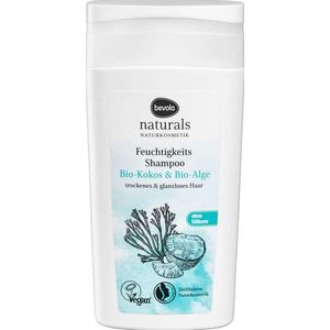 Hydraterende shampoo bio-kokosnoot en bio-algen - vegan - 200 ml Bevola Naturals