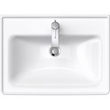 Duravit D-Neo wastafel 65x48x16.5cm 1 kraangat rechthoek Keramiek Wit 2367650000