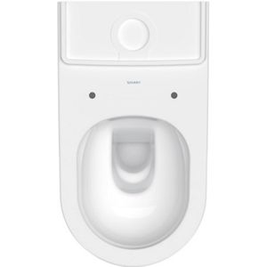 Toilet Duravit D-neo Wondergliss Staand Voor Reservoir Rimless Diepspoel 65 cm Hoogglans Wit