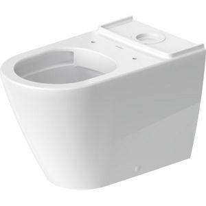 Toilet Duravit D-neo Hygieneglaze Staand Voor Reservoir Rimless Diepspoel 65 cm Hoogglans Wit