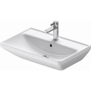 Duravit D-Neo wastafel met 1 kraangat en overloop 65x44x17cm Wit