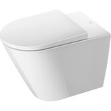 Toilet Duravit D-neo Staand Rimless Diepspoel 58 cm Hoogglans Wit