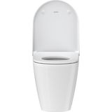 Toilet Duravit D-neo Wondergliss Staand Rimless Diepspoel 58 cm Hoogglans Wit