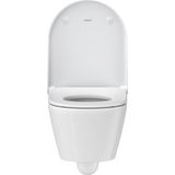 Duravit D-Neo wandtoilet zonder zitting 37x54x40cm Wit Hoogglans