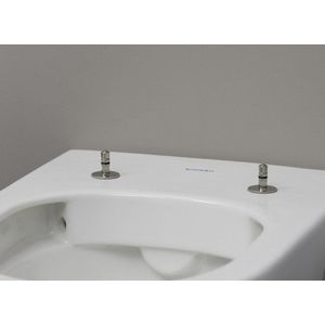 Duravit D-Neo wandtoilet zonder zitting 37x54x40cm Wit Hoogglans