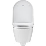 Duravit D-Neo wandtoilet zonder zitting 37x54x40cm Wit Hoogglans 2578090000