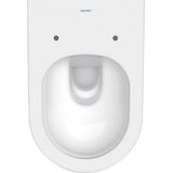 Toilet duravit d-neo wondergliss wand rimless diepspoel 54 cm hoogglans wit