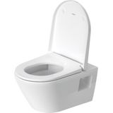 Toilet duravit d-neo wondergliss wand rimless diepspoel 54 cm hoogglans wit