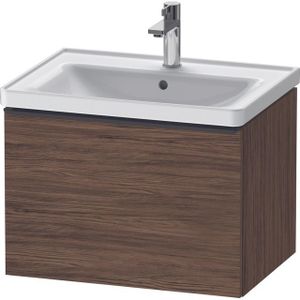 Duravit D-Neo wastafelonderkast 63.4x44x45.2cm 1 lade met softclose Noten (donker) Mat de425402121