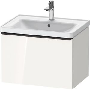 Duravit D-Neo wastafelonderkast 63.4x44x45.2cm 1 lade met softclose wit Hoogglans de425402222