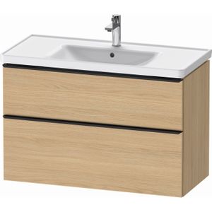 Duravit D-Neo wastafelonderkast 98.4x62.5x45.2cm 2 lades Natuur eiken Mat de435603030