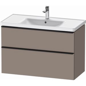 Badmeubel duravit d-neo wand 98.4x45.2x62.5 cm mat basalt