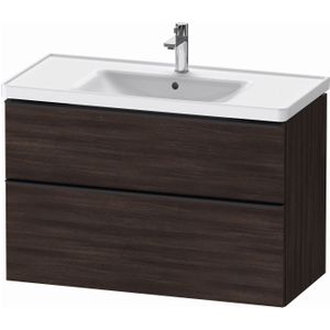 Badmeubel duravit d-neo wand 98.4x45.2x62.5 cm mat kastanje