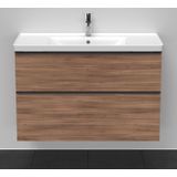 Badmeubel Duravit D-Neo Wand 98.4x45.2x62.5 cm Mat Noten Duravit