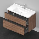 Badmeubel Duravit D-Neo Wand 98.4x45.2x62.5 cm Mat Noten Duravit