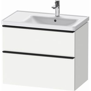 Duravit D-Neo wastafelonderkast 78.4x62.5x45.2cm 2 lades wit Mat de435801818