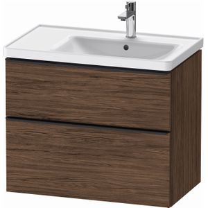 Badmeubel Duravit D-Neo Wand 78.4x45.2x62.5 cm Rechts Mat Noten (Donker) Duravit