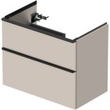 Badmeubel duravit d-neo wand 78.4x45.2x62.5 cm rechts mat taupe