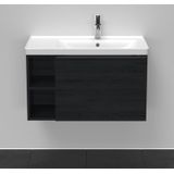 Badmeubel Duravit D-Neo Wand 78.4x45.2x44 cm Mat Eiken Zwart Duravit