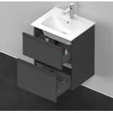 Badmeubel duravit d-neo wand 51x40.2x62.5 cm mat grafiet