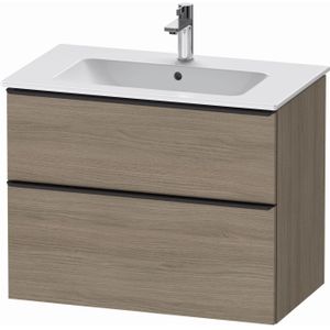 Badmeubel duravit d-neo wand 81x46.2x62.5 cm mat eiken terra