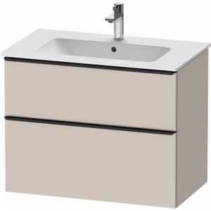 Badmeubel duravit d-neo wand 81x46.2x62.5 cm mat taupe