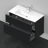 Badmeubel duravit d-neo wand 101x46.2x62.5 cm eiken zwart