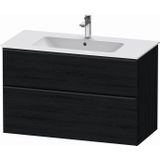 Badmeubel duravit d-neo wand 101x46.2x62.5 cm eiken zwart