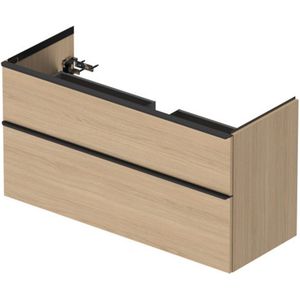 Badmeubel duravit d-neo wand 121x46.2x62.5 cm mat natuur eiken