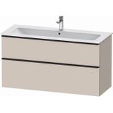 Badmeubel duravit d-neo wand 121x46.2x62.5 cm mat taupe