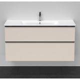 Badmeubel duravit d-neo wand 121x46.2x62.5 cm mat taupe