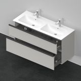 Badmeubel duravit d-neo wand 128x46.2x62.5 cm mat betongrijs