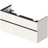 Duravit D-Neo wastafelonderkast 128x62.5x46.2cm 2 lades wit Hoogglans de436502222