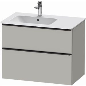 Badmeubel duravit d-neo wand 81x46.2x62.5 cm links mat betongrijs