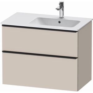 Badmeubel Duravit D-Neo Wand 81x46.2x62.5 cm Rechts Mat Taupe Duravit