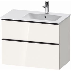 Badmeubel Duravit D-Neo Wand 81x46.2x62.5 cm Rechts Hoogglans Wit Duravit