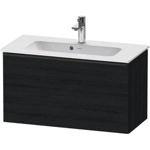 Badmeubel duravit d-neo wand 81x37.2x44 cm mat eiken zwart