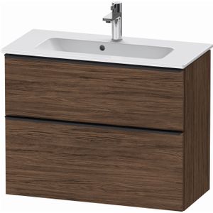 Badmeubel duravit d-neo wand 81x37.2x62.5 cm mat noten (donker)